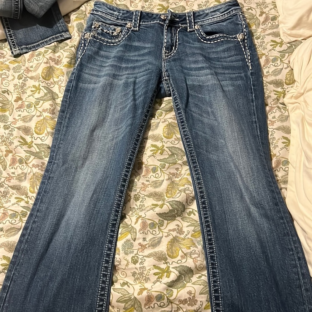 Miss me jeans boot cut barley worn